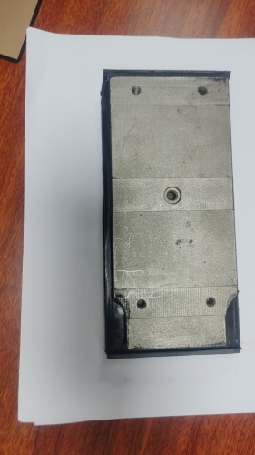 Back pad Rear rubber plate back side for glass processing machine model Bottero FC110