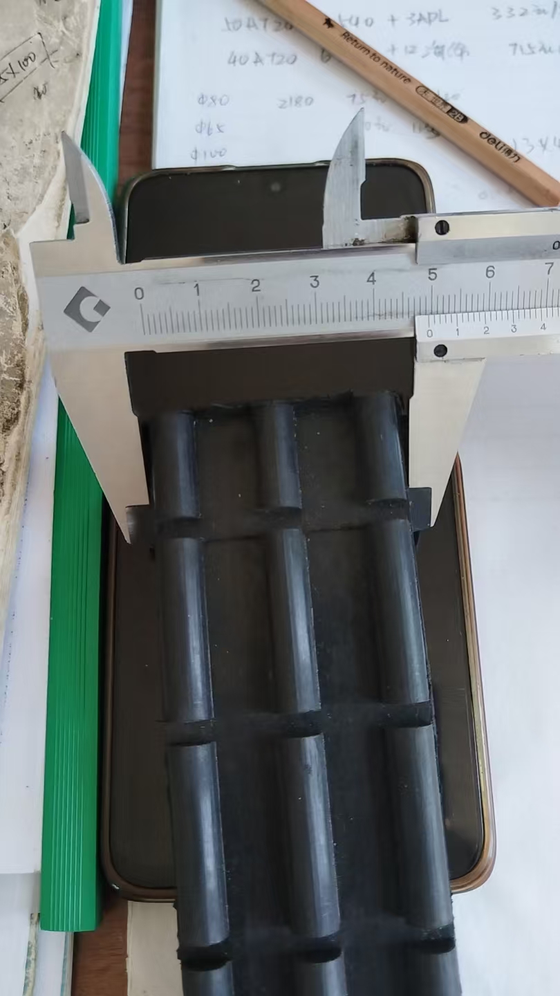 Spare part Thicker rubber pads for glass processing machine Bavelloni