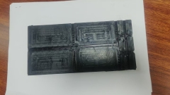 Back pad Rear rubber plate back side for glass processing machine model Bottero FC110