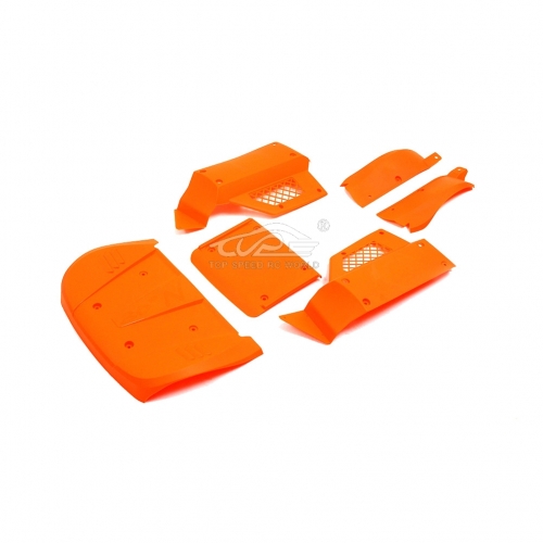TOP SPEED RC WORLD Bodyshell Orange Color for Losi 5ive T