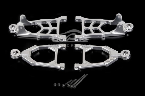 TOP SPEED RC WORLD Alloy Front Suspension A-Arm Set for 1/5 RC HPI ROVAN KM Rofun Baja 5B 5T 5SC Buggy Truck Parts