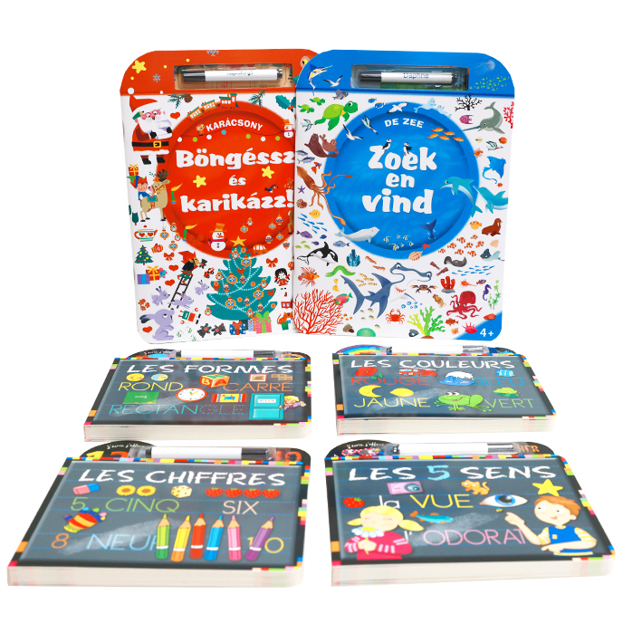 book with wipe and clean pen