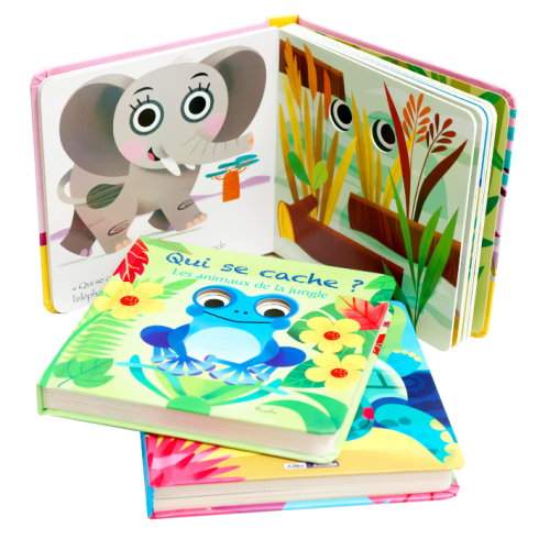 board book with punching