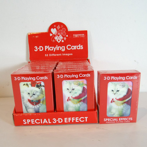 3D lenticular playing card