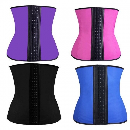 wholesale plus size waist training corset latex waist cincher trainer corset underbust sexy body shaper embroidery bustier