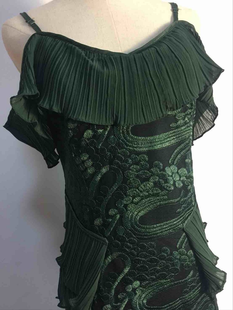 hot sale elegant off the shoulder causal dress for girls below knee ...