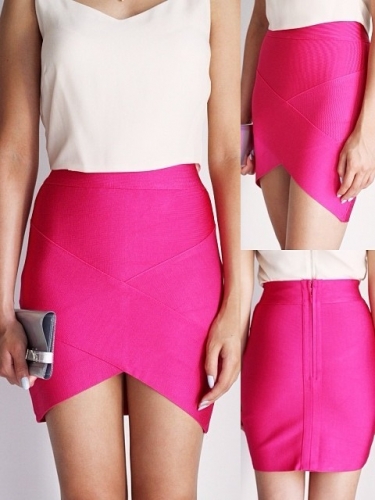classic sample fashion bandage short casual skirts wholesale