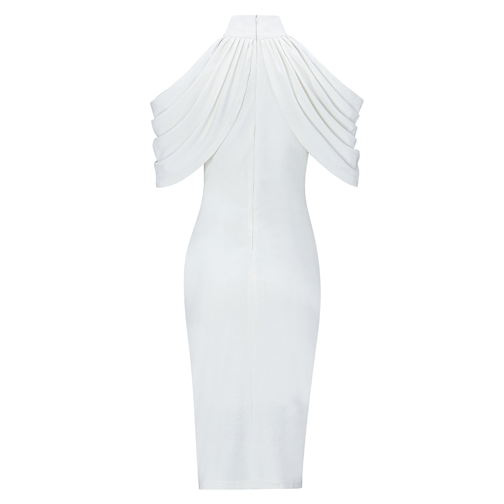 new fashion show style collection white sleeveless wedding bridesmaid ...