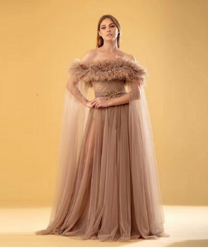 new fashion hotselling off shoulder gorgeous luxury elegant gown mesh cocktail celebrity long dress wholesale online
