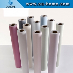 Waterproof Matte Self Adhesive PVC Solid Color Furniture Decorative Film