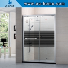 PET Tempered Glass Shower Room Shower Cabin With Explosion-proof Film