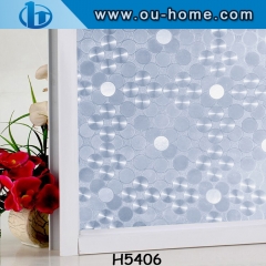 Eco-friendly Anti-UV 3D Decorative Static Cling Window Film For Home