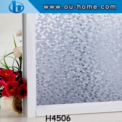 Decorative Window Cover Films for Home No-Glue Static Decorative Window Glass Stickers