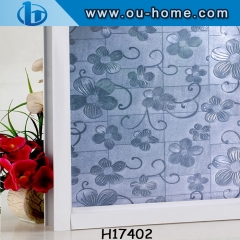 No Glue Embossing Decorative Window Film Frosted Static Window Film For Door