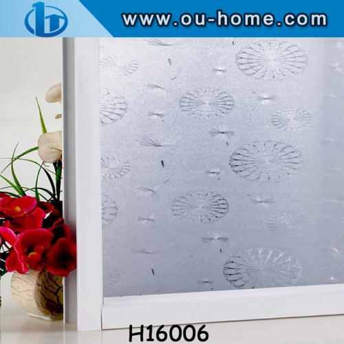 Glue Free 3D Embossing Static Window Film