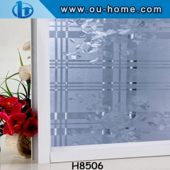 PVC no glue adhesion static cling decorative window film