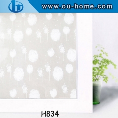 Printed static eco-friendly PVC decorative glass window film