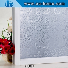Low price decorative pvc window film with static glass window film