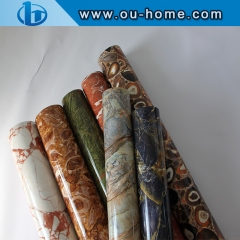 PVC Marble Film Marble Design PVC Lamination Film For PVC Interior Decorative Panel