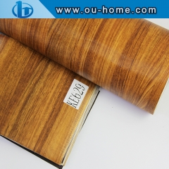 Wholesale embossing furniture decoration wood grain PVC plastic film