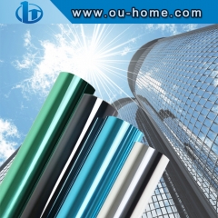 UV Reflective One Way Insulation Solar Tint Window Film Stickers Privacy Decoration For Glass