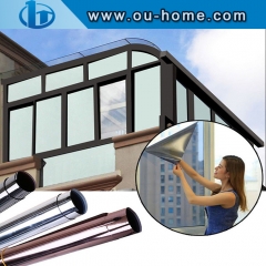 Window Solar Film PET Decorative One Way Mirror Tint Window Glass Film Solar for Home House UV