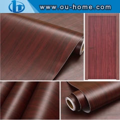 Self - adhesive 3D wood grain stickers furniture renovation Film