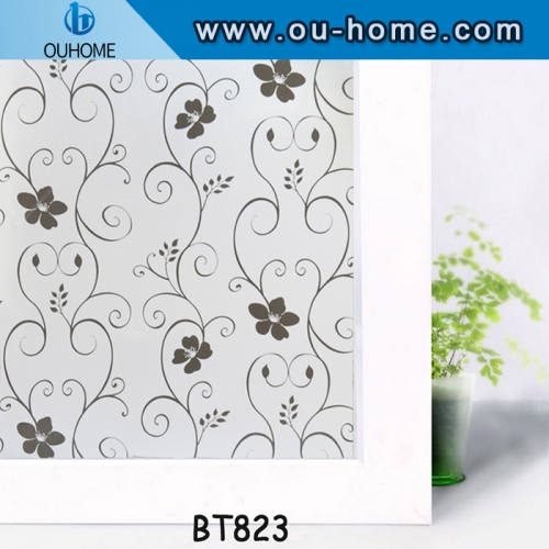 PVC self-adhesive decorative stained frosted glass window film