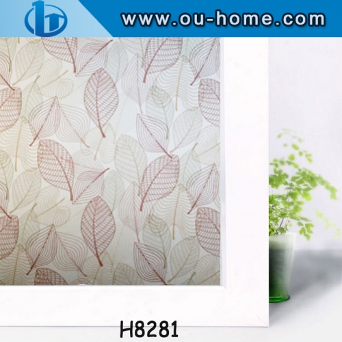 High fashion residential window tinting decorative printing privacy window film