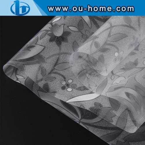 Window clings for privacy residential window etched glass film