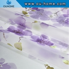 BT809 Popular flower design window film for glass door