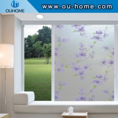 BT809 Popular flower design window film for glass door