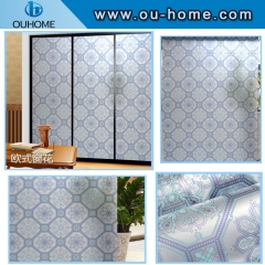 BT825 New design stained pvc frosted window film