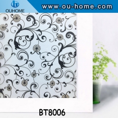 BT8006 Opaque stained home glass film Decorative House Window Tinting Film