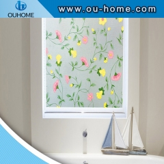 BT860 Emovable pvc self adhesive window film covering for privacy home decoratio