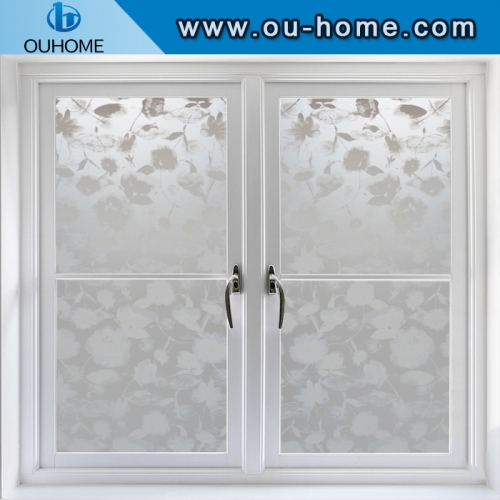 8086 White lotus self-adhesive privacy glass film