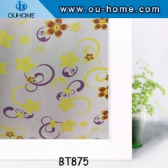 BT875 Decorative frosted window film for glass privacy glass window sticker film