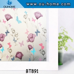 BT891 Window film decorative for window glass/door self adhesive film