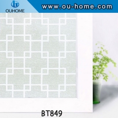 BT849 hot sale self adhesive stained glass window film / privacy window film