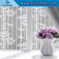 BT858 Frosted removable window glass film PVC decorative frosted film for glass