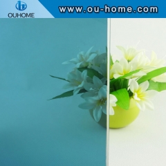 BT108 Blue Transparent Glass Decorative Window Film