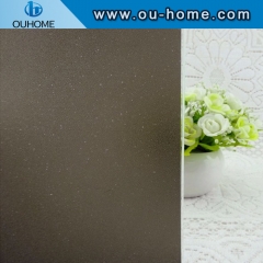 BT916 Black translucent building decorative window film for glass tinted