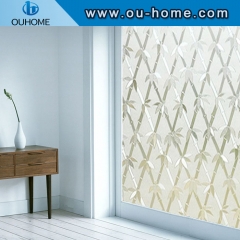 BT6201 PVC bamboo sparkling glass window film