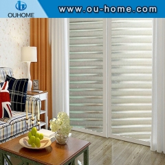 H002 Embossed pattern electrostatic window film UV protection etched glass window film