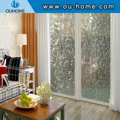 H003 Non-adhesive privacy electrostatic decorative glass window film bathroom kitchen shower door film