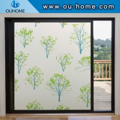 H819 Static Cling Window Film , Clear Glass Anti-UV,Heat Insulation,Explosion-proof PVC Decor Film