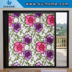 H2221 PVC stained Static glass film