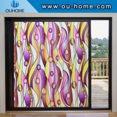 H2219 PVC stained static cling window film
