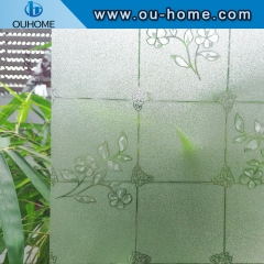 H6906 Removable embossed static glass film
