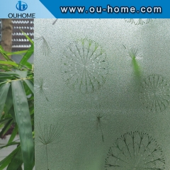 H16006 3D Window Film Static Decorative Glass Film Non-Adhesive Heat Control Anti UV